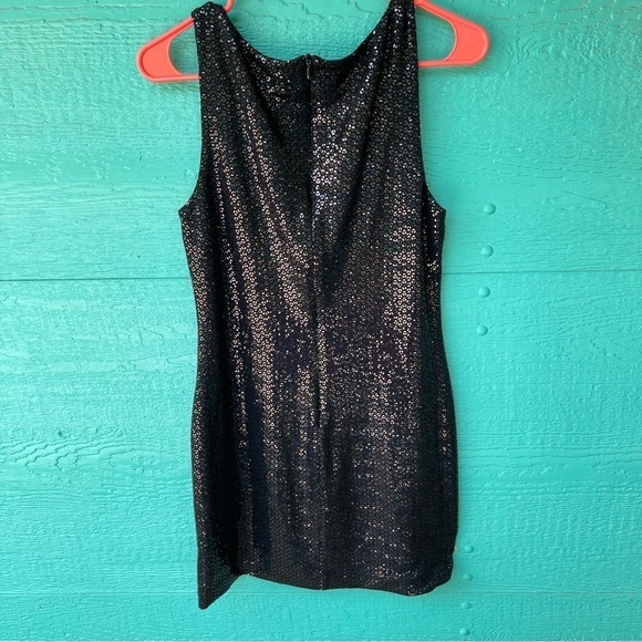 LAVENDER BROWN LITTLE BLACK DRESS SEQUINS SLEEVELESS SIZE SMALL NWT - Picture 3 of 6